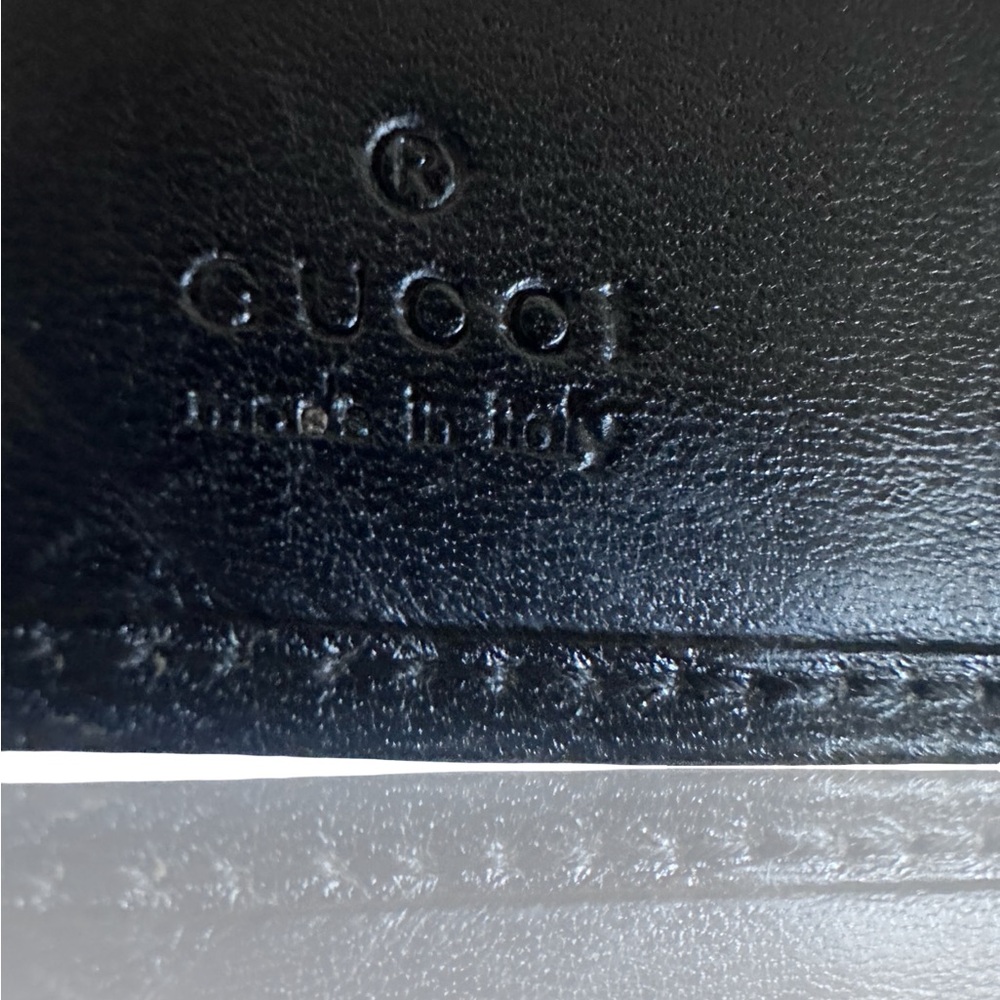 Gucci Black Mono Coated Bi-fold Wallet 4.5in x 4.5in - Picture 13 of 15